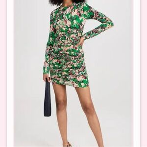 A.L.C Kiki mini dress in emerald size S brand new with tags